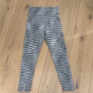 Justice Black and Gray Kids Leggings